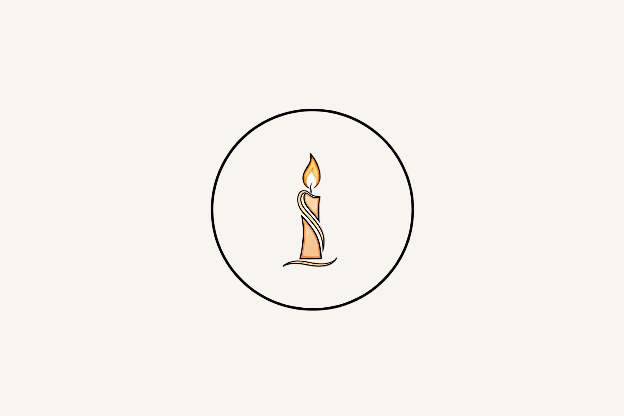 color the candle